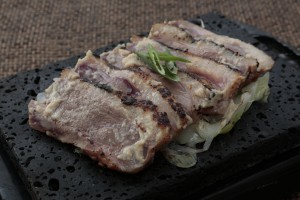 津軽鴨味噌漬け炙り焼き